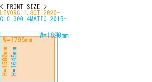 #LEVORG 1.8GT 2020- + GLC 300 4MATIC 2015-